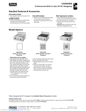 Viking VGGT240 Specifications