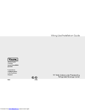 Viking VUAR153 Use & Installation Manual