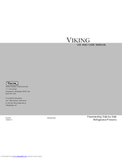 Viking Professional VCBF036LSS Use And Care Manual