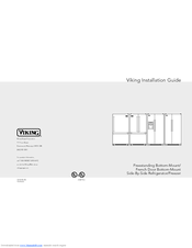 Viking Designer DDFF136DSS Installation Manual