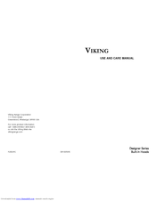 Viking DCWN4244 Use And Care Manual