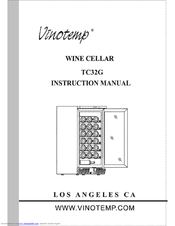 Vinotemp TC32G Instruction Manual