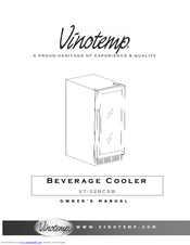 Vinotemp VT-32BCSB Owner's Manual