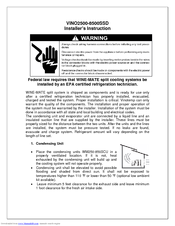 Vinotemp WINE-MATE VINO6500SSD Installation Instructions Manual