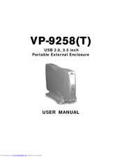 VIPowER Portable External Enclosure VP-9258(T) User Manual