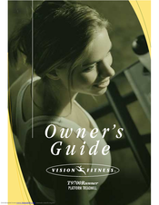 Vision Fitness T9700Runner Owner's Manual