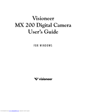 Visioneer MX 200 User Manual