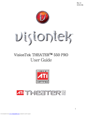 VisionTek Theater 550 PRO User Manual