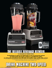 Vita-Mix Drink Machine Two-Speed DM Brochure & Specs