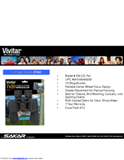 Vivitar CS-750 Features