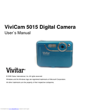 Vivitar VIVICAM 5015 User Manual