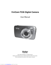 Vivitar VIVICAM F536 User Manual