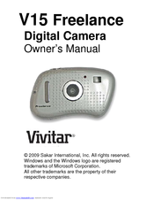 Vivitar ViviCam V15 Owner's Manual