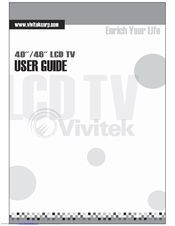 Vivitek LCD-TV User Manual