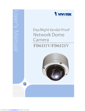Vivotek FD6121V User Manual