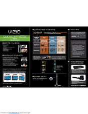 Vizio E320VP Quick Start Manual