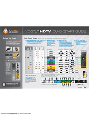 Vizio VO37L Quick Start Manual