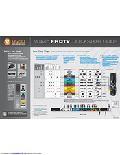 Vizio VU42LF Quick Start Manual