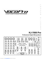 VocoPro KJ-7000 Pro Owner's Manual