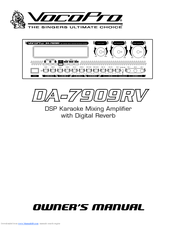 VocoPro DA-7909RV Owner's Manual