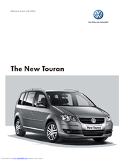 Volkswagen Touran S TDI DPF Brochure & Specs