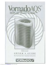 Vornado VornadoAQS 35C Owner's Manual