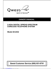 Qwest 20-2432 Owner's Manual