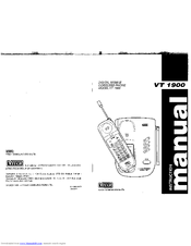 VTech VT 1900 Instruction Manual