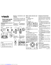 VTech LS6126-5 Quick Start Manual