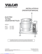 Vulcan-Hart ML-136067 Installation & Operation Manual