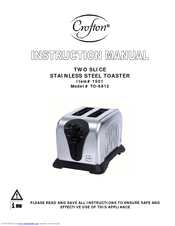 Crofton TO-6812 Instruction Manual