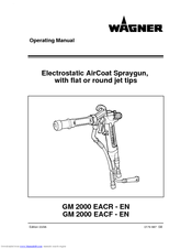 WAGNER GM 2000 EACF Operating Manual