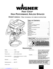 Wagner Paint Crew HIGH PERFORMANCE 