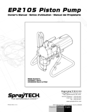 Spraytech 295001 Owner's Manual