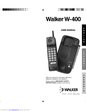 Walker W-400 User Manual
