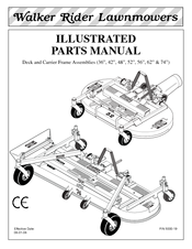 Walker DSD62 Illustrated Parts Manual