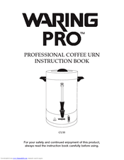 Waring PRO CU55 Instruction Book