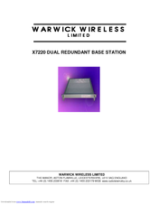 Warwick X7220 Owner's Manual