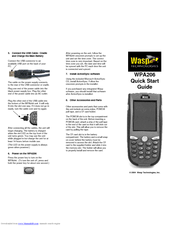 Wasp WPA206 Quick Start Manual