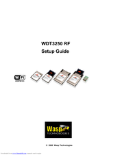 Wasp SDC-CF20G Setup Manual