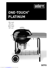 Weber One-Touch Platinum 30793 Assembly Manual