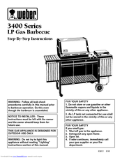 Weber Platinum 3400 LP Instructions Manual