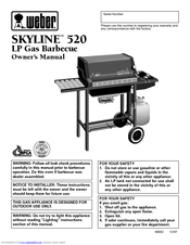 Weber Spirit 520 Skyline LP Owner's Manual