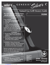 Weber 55268 Owner's Manual