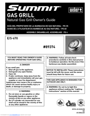 Weber 89374 Owner's Manual