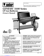 Weber GENESIS 3100 Series Owner's Manual