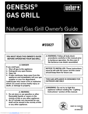 Weber GENESIS 55827 Owner's Manual