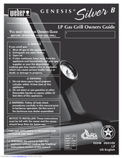 Weber LPG Gas Grill Owner's Manual