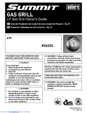 Weber Summit 56204 Owner's Manual