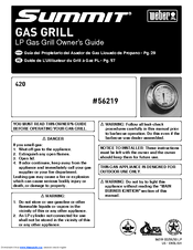 Weber Summit 56219 Owner's Manual